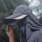 Men's Fishing Special Sun-shade Sun Protection Hat Mask UV Protection