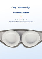 Cross-border Removable Removable Eye Contour Memory Foam Unisex Sleep Blackout Eye Mask